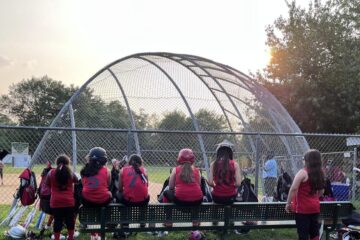 Elmwood Park 10U Team Between Innings